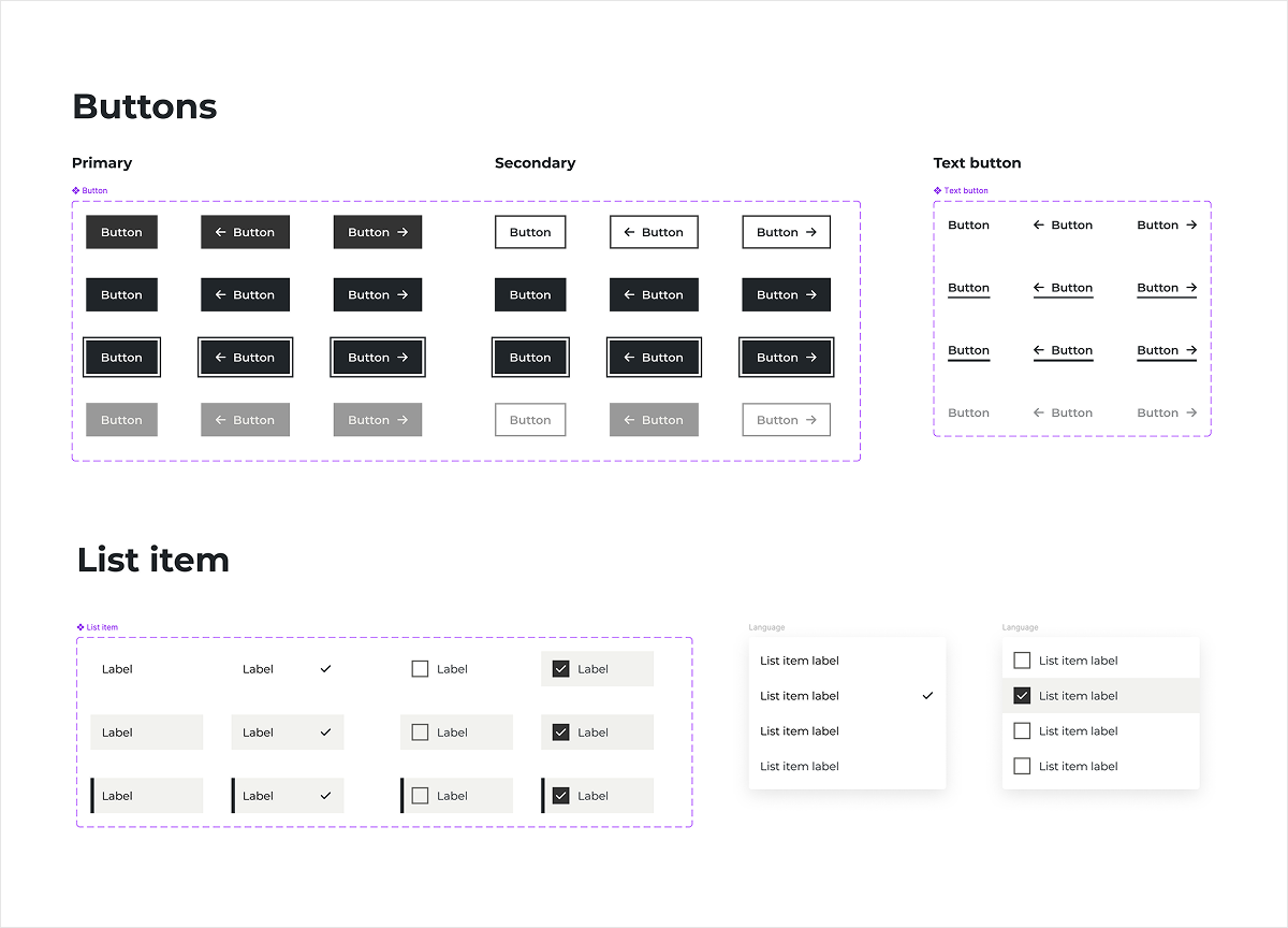 ere UI kit - Buttons